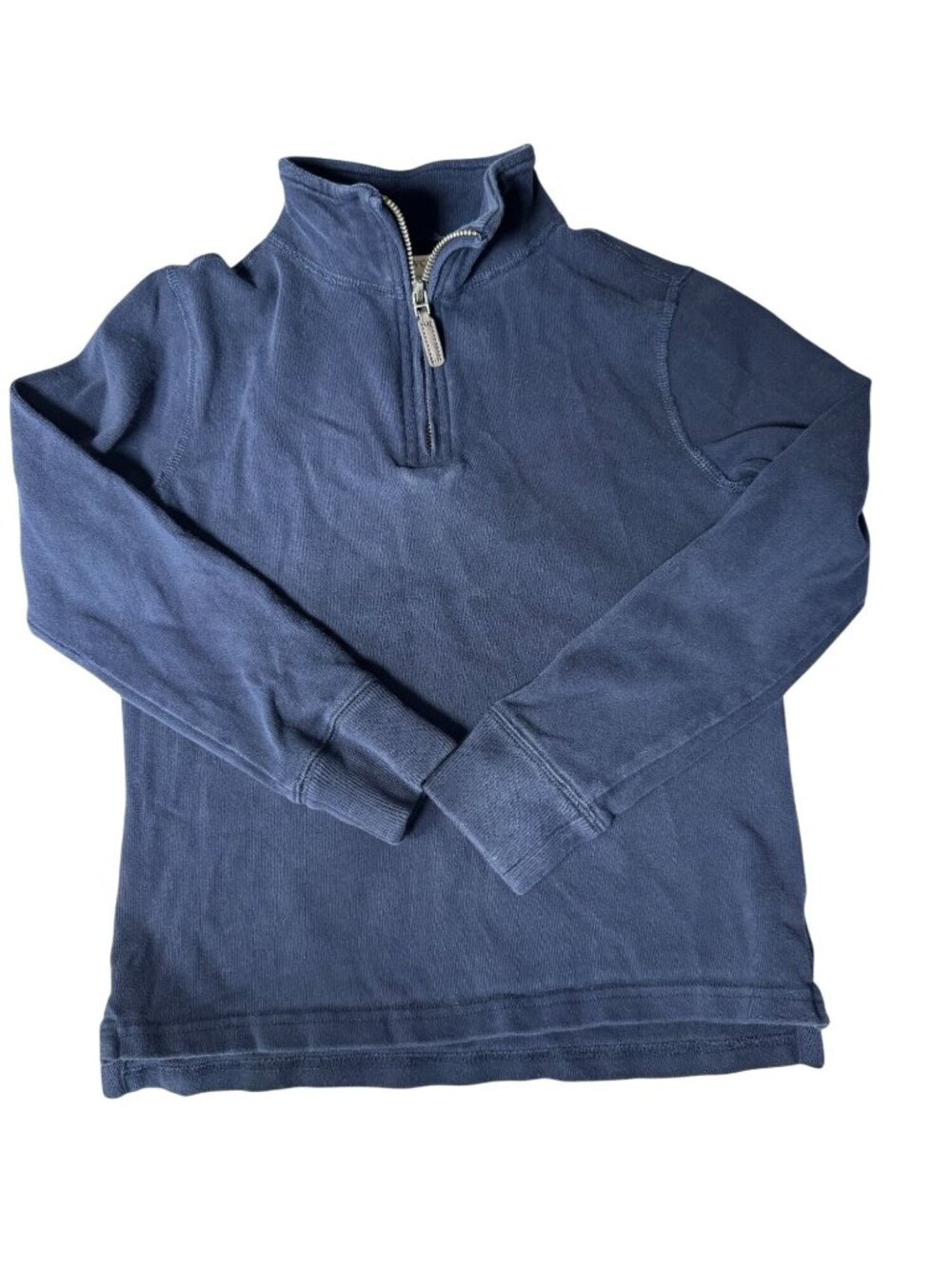 Crewcuts Navy Blue Quarter Zip Pullover Size 8 Boys 100% Cotton  Preppy